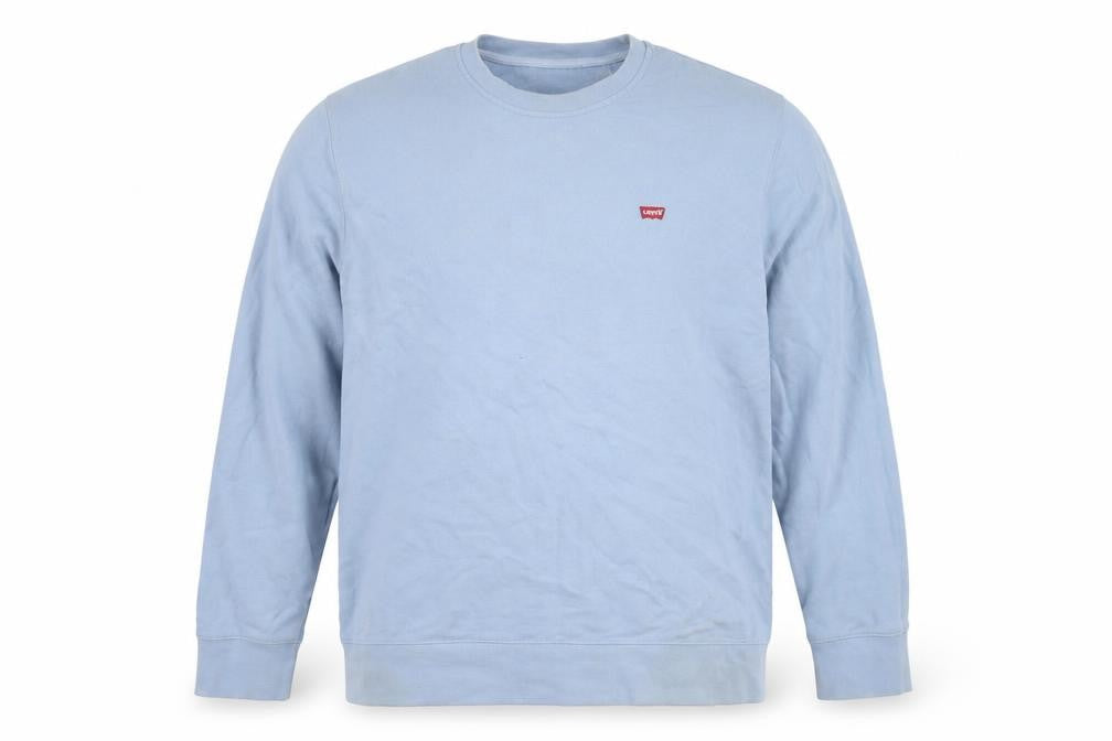 Mens UK L Regular Levi's Blue Pullover Sweatshirt