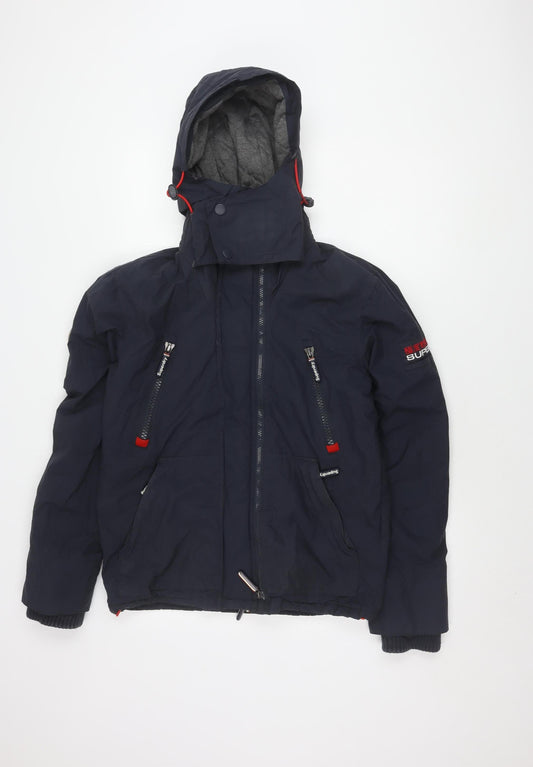 Superdry Men's Blue Windbreaker Jacket, Size S
