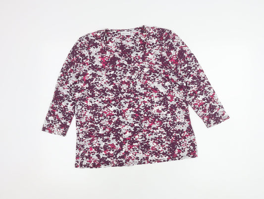 Eastex Women's Multicoloured Floral Blouse Size 10