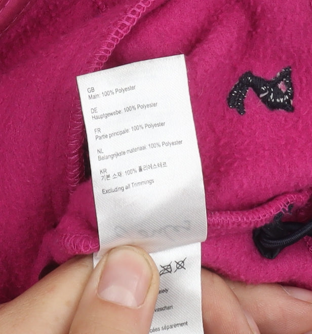Joules Women's Pink Fleece Jacket Size 10