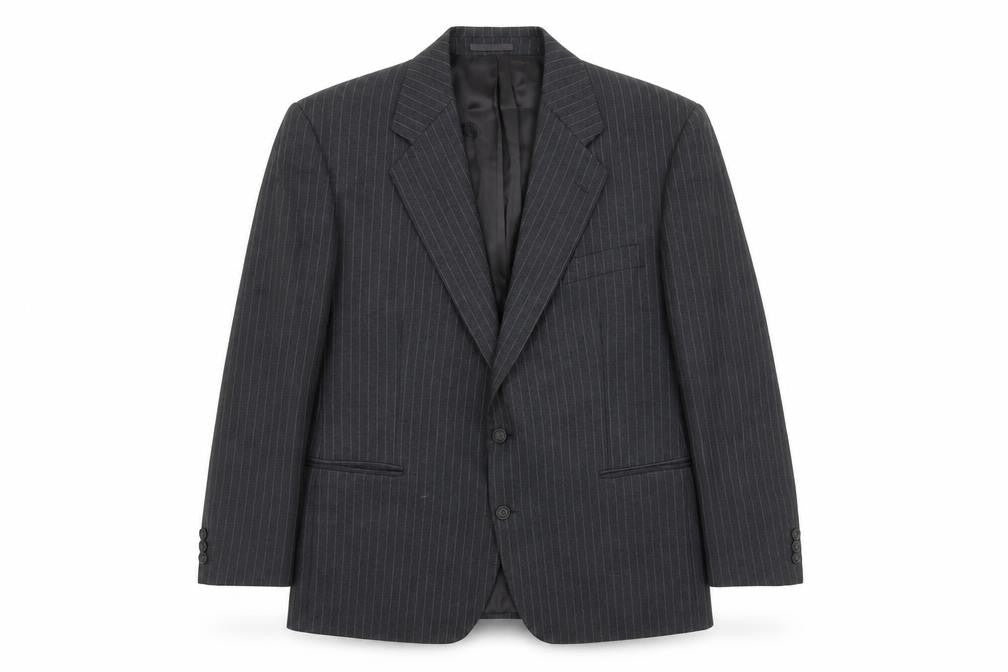 Mens 44 Chest Regular Magee Grey Two-Button Blazer