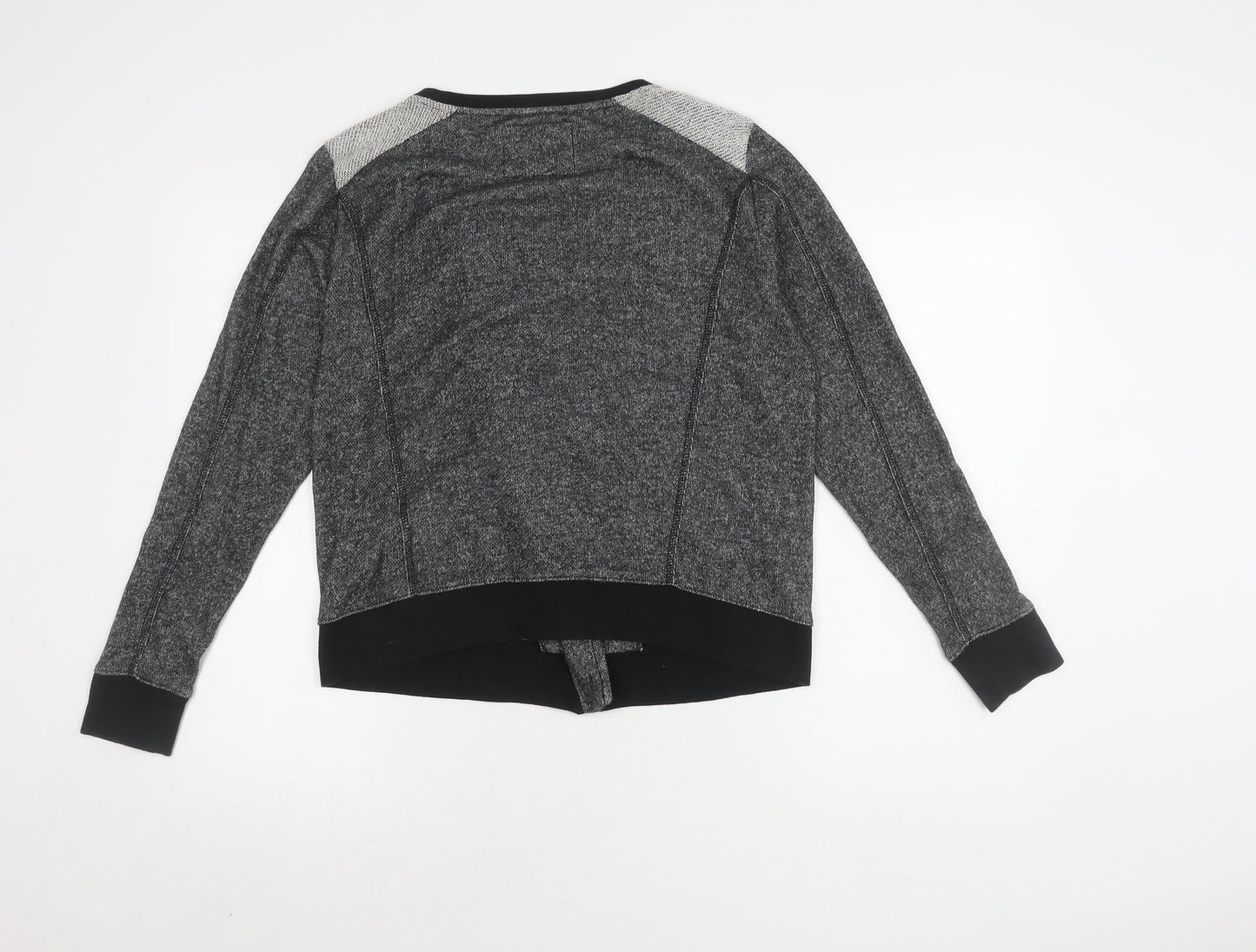 DKNY Jeans Women's Grey Full Zip Jumper, Size M