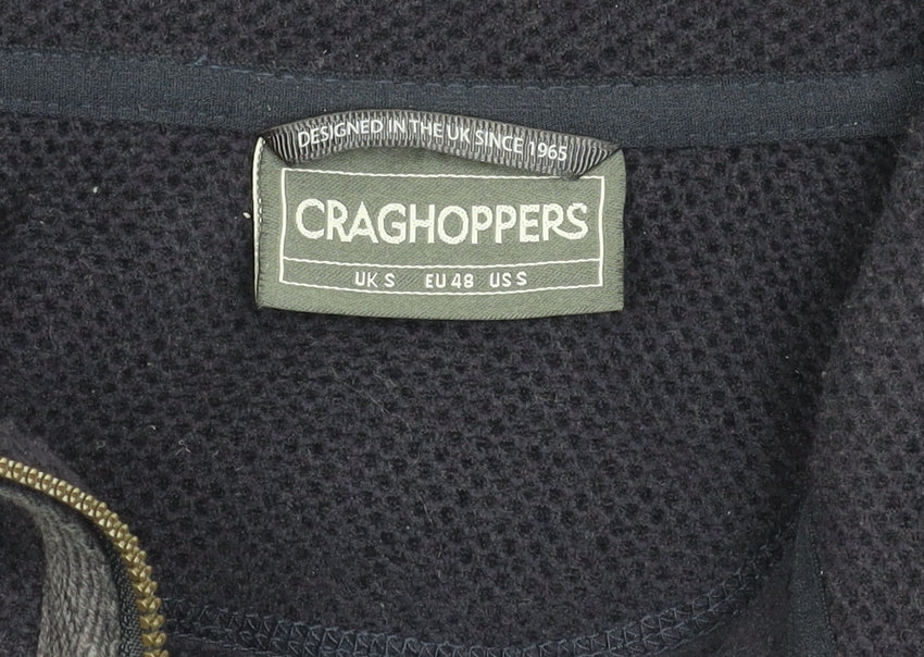 Craghoppers Men's Blue 1/4 Zip Fleece Size S