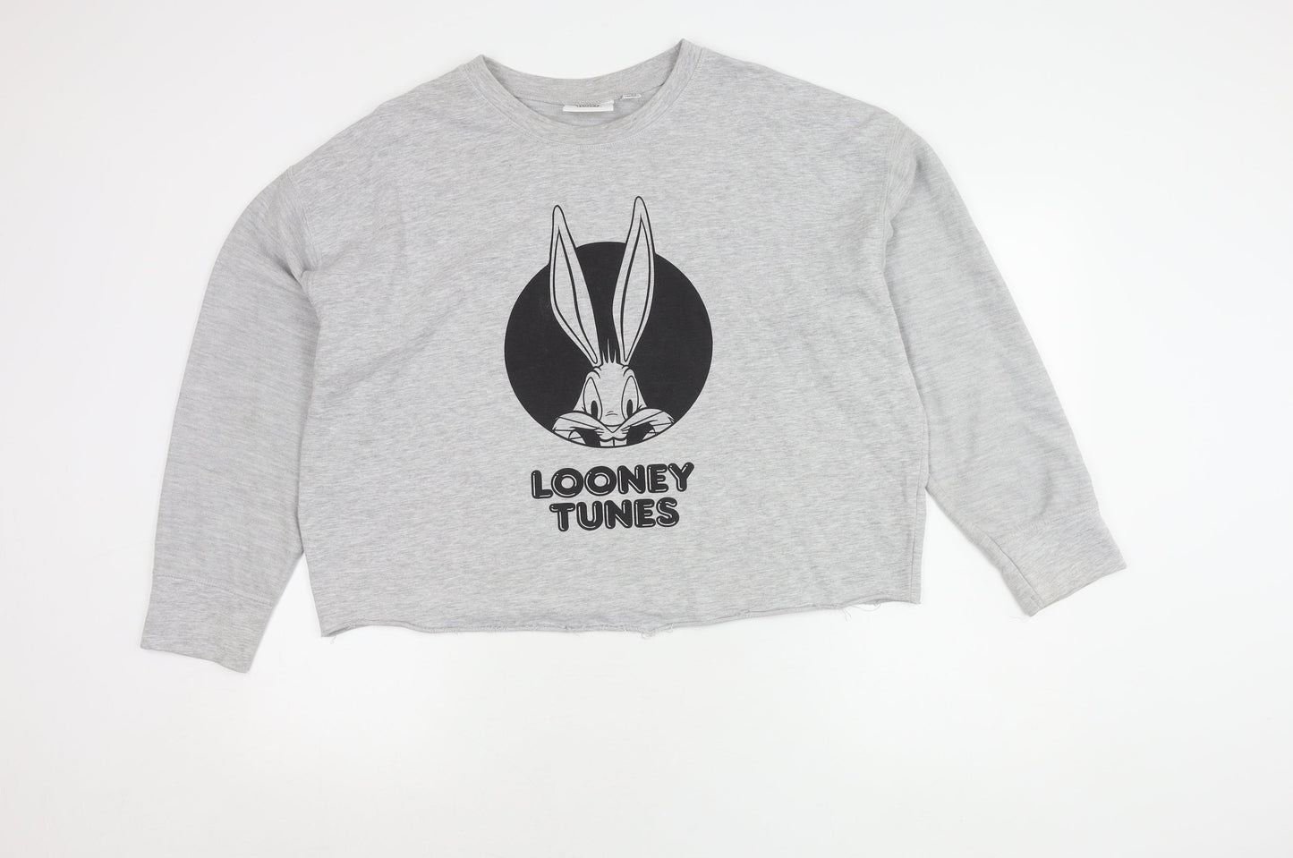 Looney Tunes Women's Grey Pullover Sweatshirt Size S
