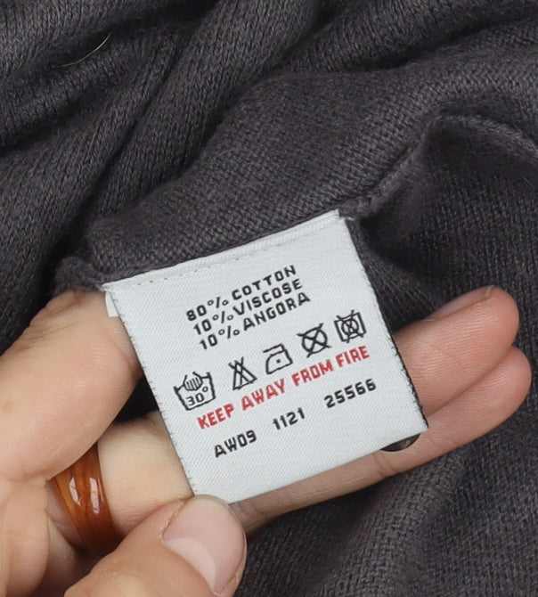 White Stuff Women's Grey Knit Dress Size 12