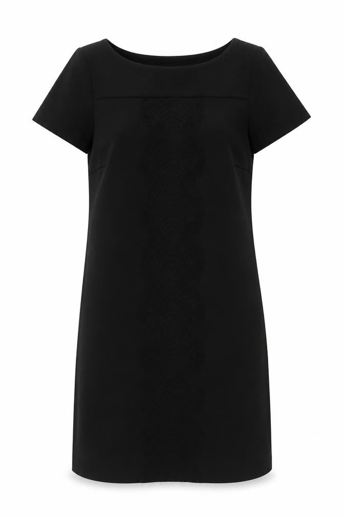Boden Women's Black Short Sleeve Sheath Dress