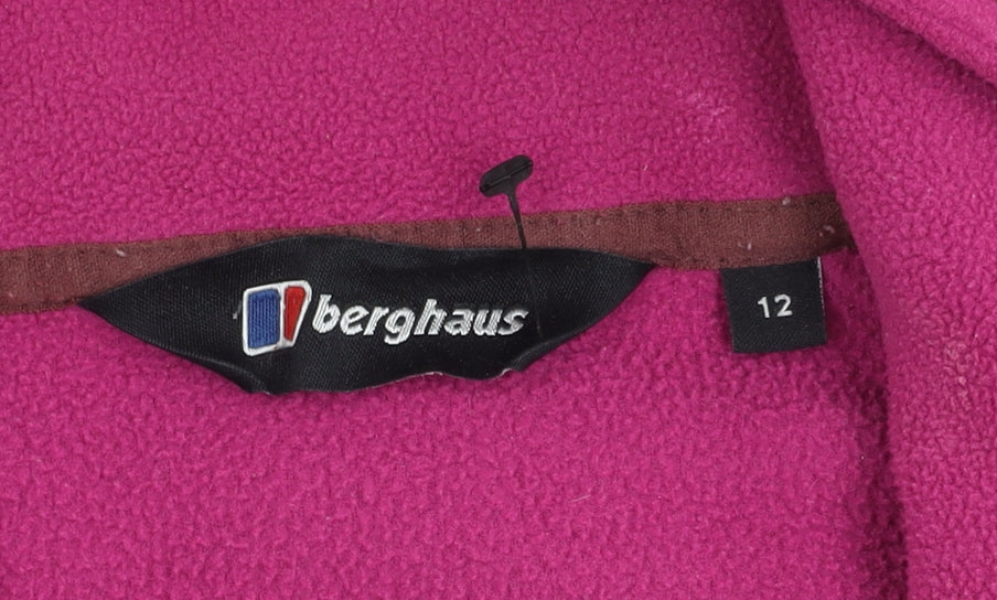 Berghaus Women's Pink Fleece Jacket Size 12