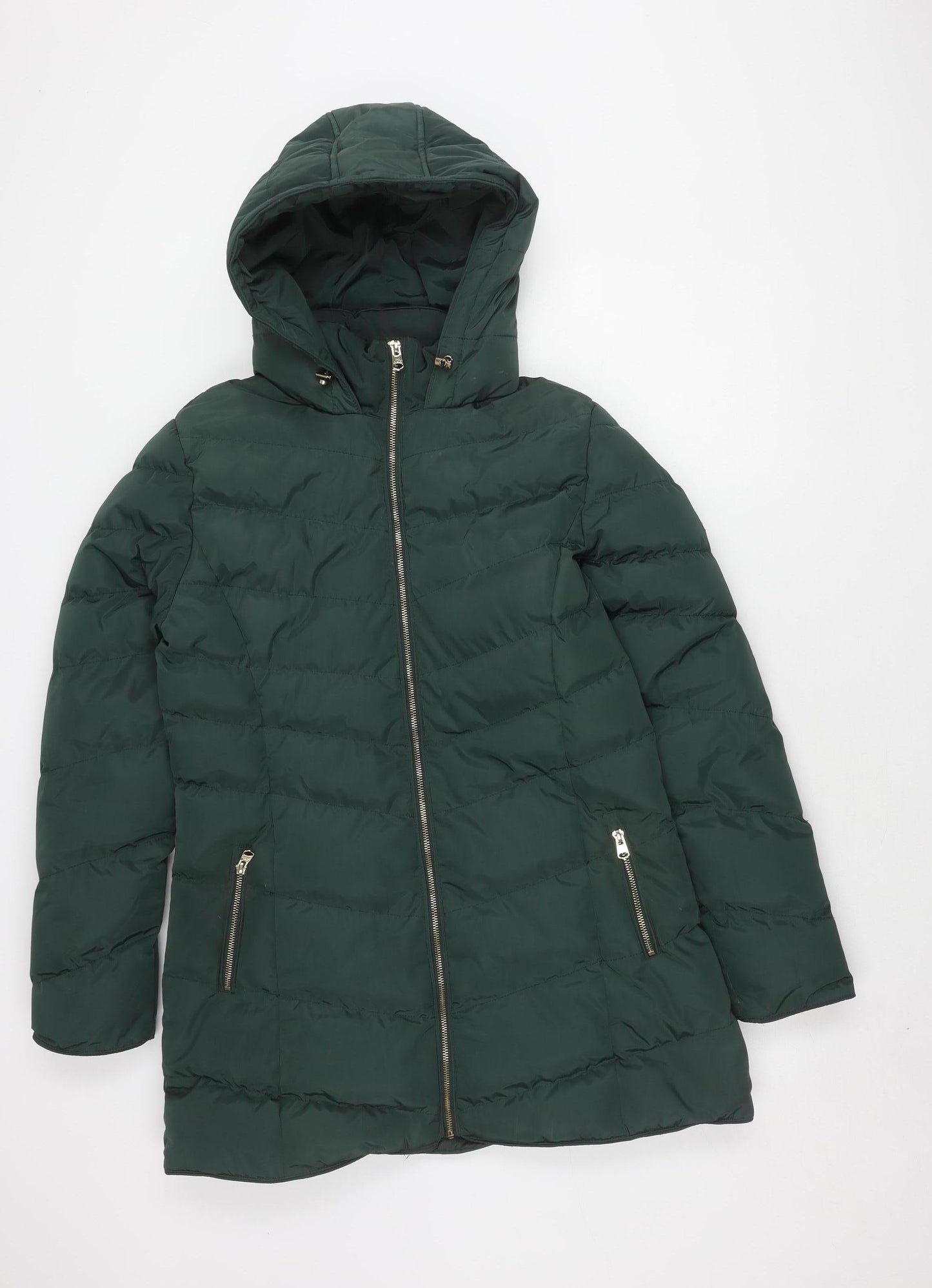 Tokyo Laundry Women's Green Puffer Jacket Size 12
