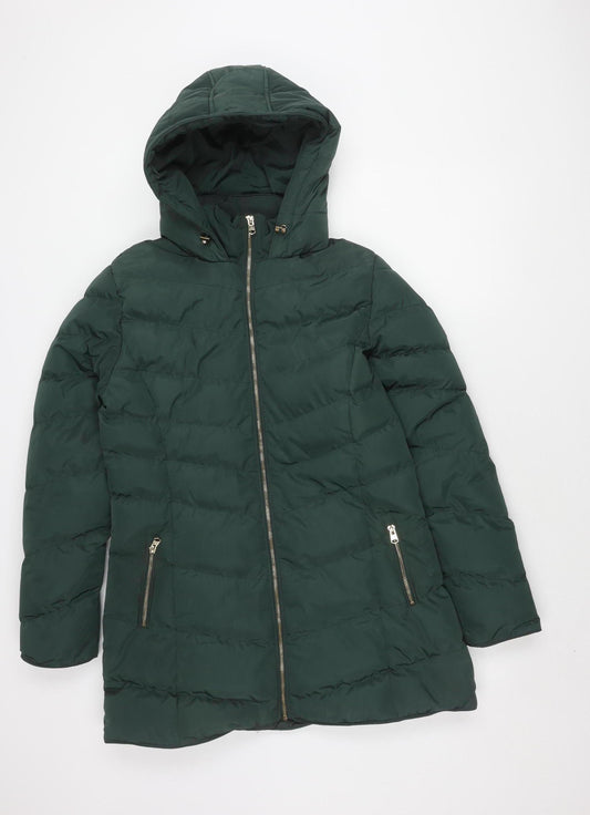 Tokyo Laundry Women's Green Puffer Jacket Size 12