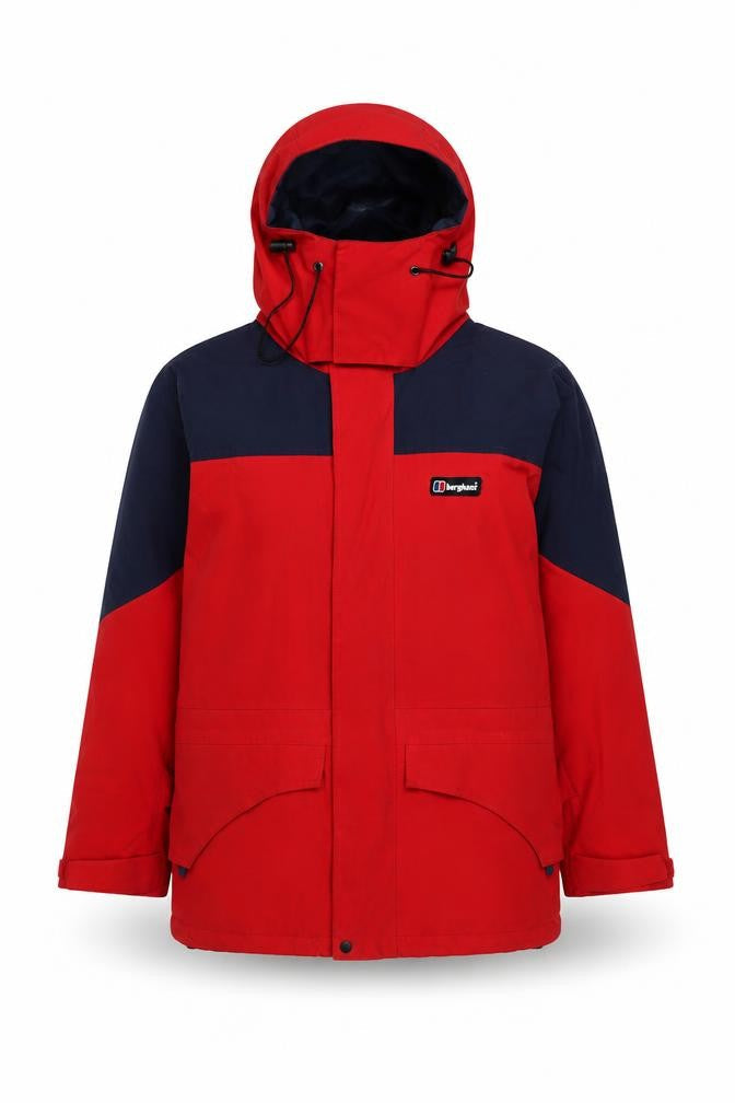 Womens UK Size 8 Regular Berghaus Red Polyester Jacket