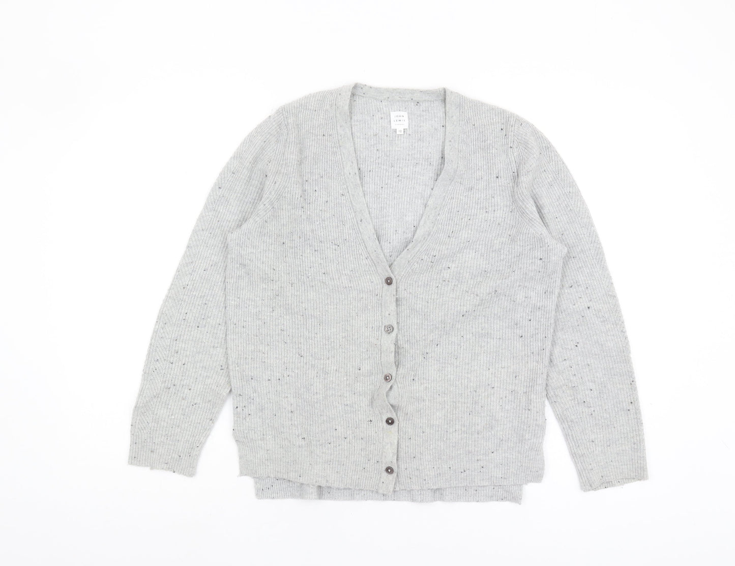 John Lewis Women's Grey Cardigan Size 12