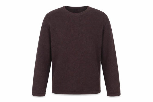 Jack & Jones Men's Brown Cotton Pullover Jumper L