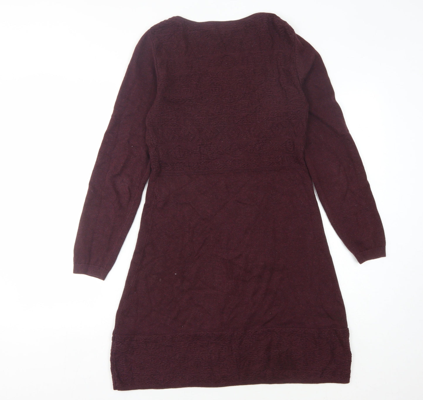 Fat Face Women's Purple Jumper Dress Size 10
