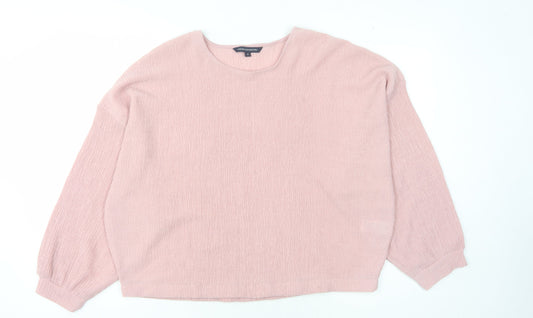 French Connection Women's Pink Knit Top