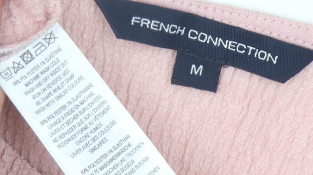 French Connection Women's Pink Knit Top