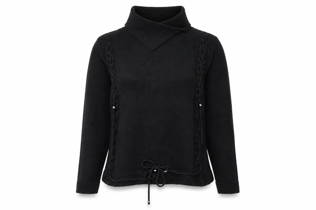 Roman Originals Women's Black Long Sleeve Knit Jumper
