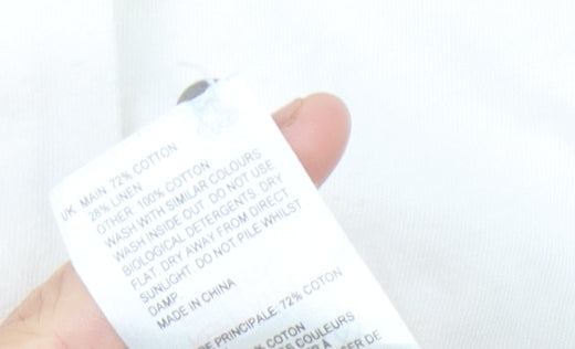 White Stuff Women's White Button-Up Shirt Size 10