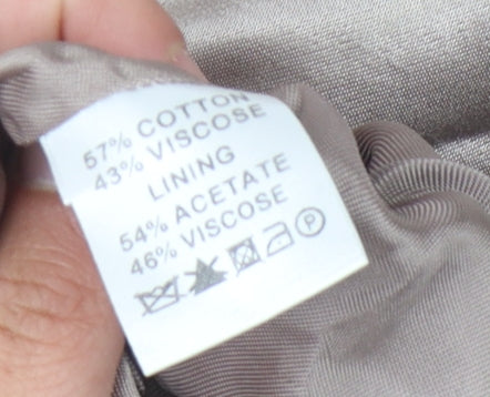 Reiss Women's Beige Pencil Skirt Size 14