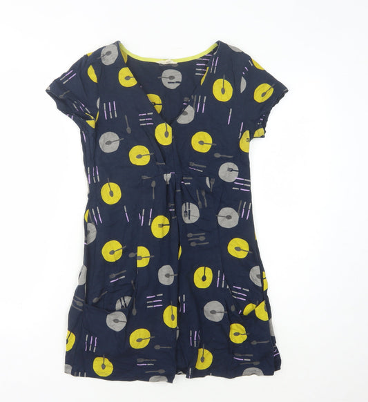 White Stuff Women’s Multicoloured Cotton Dress Size 10