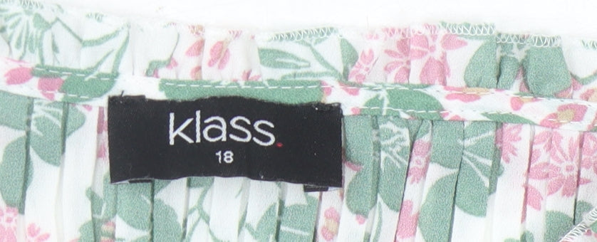 Womens UK Size 18 Klass Multicoloured Polyester Blouse