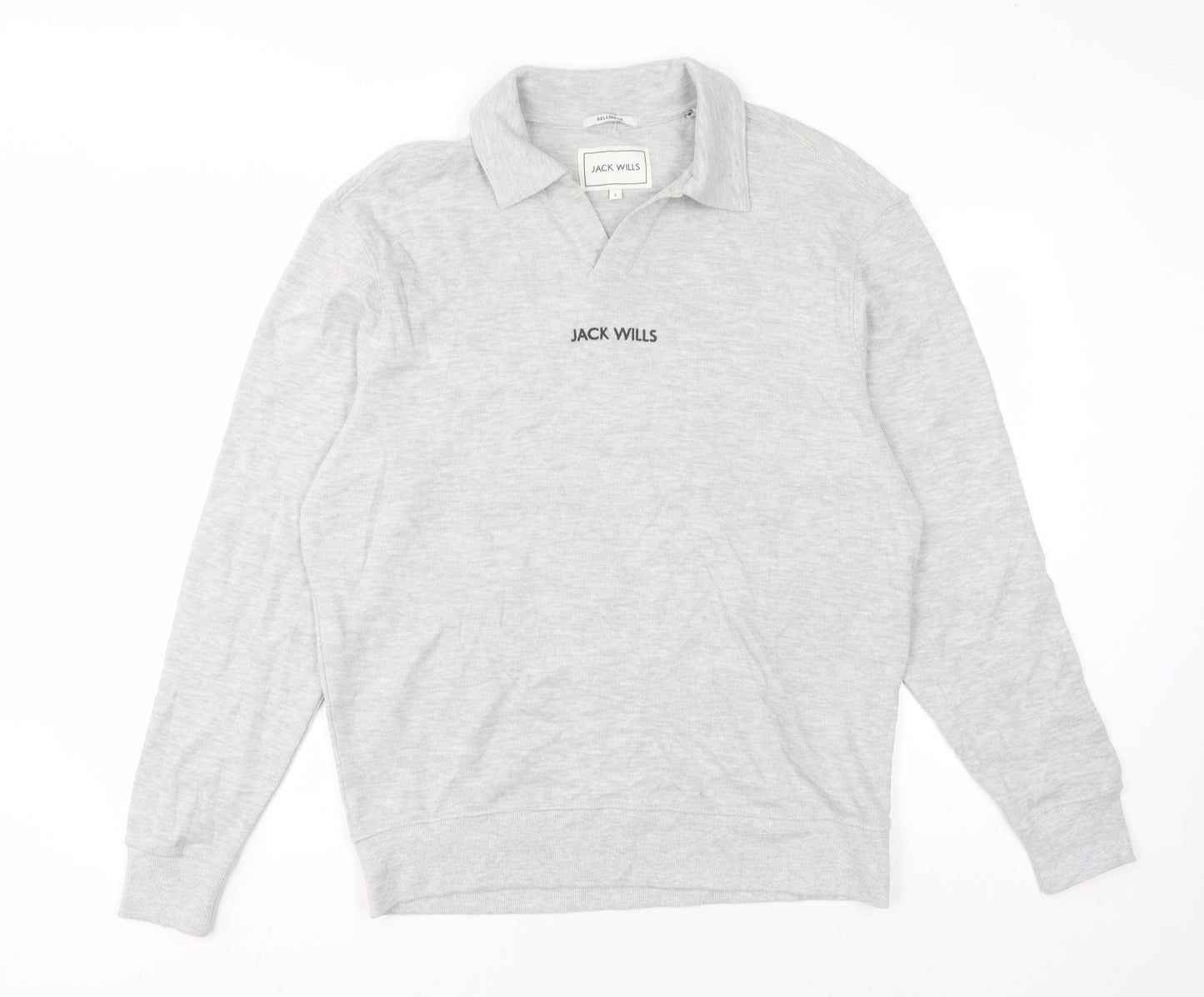 Jack Wills Grey Cotton Sweatshirt Unisex S