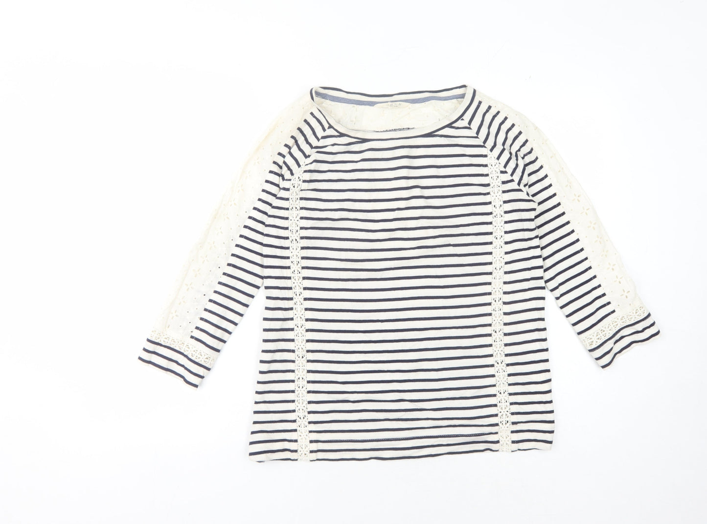 White Stuff Women's Striped Tunic Blouse Size 10