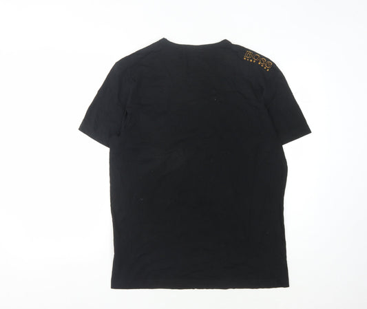 Hugo Boss Men's Black Crew Neck T-Shirt - Size L