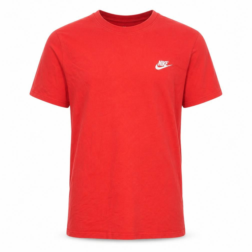 Mens UK Size S Nike Red  Cotton T-Shirt