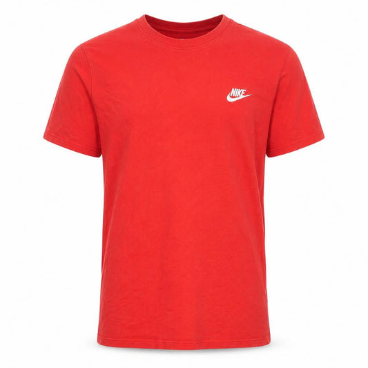 Mens UK Size S Nike Red  Cotton T-Shirt