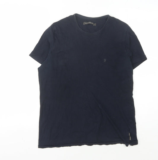 French Connection Men's Black Medium Crew Neck T-Shirt