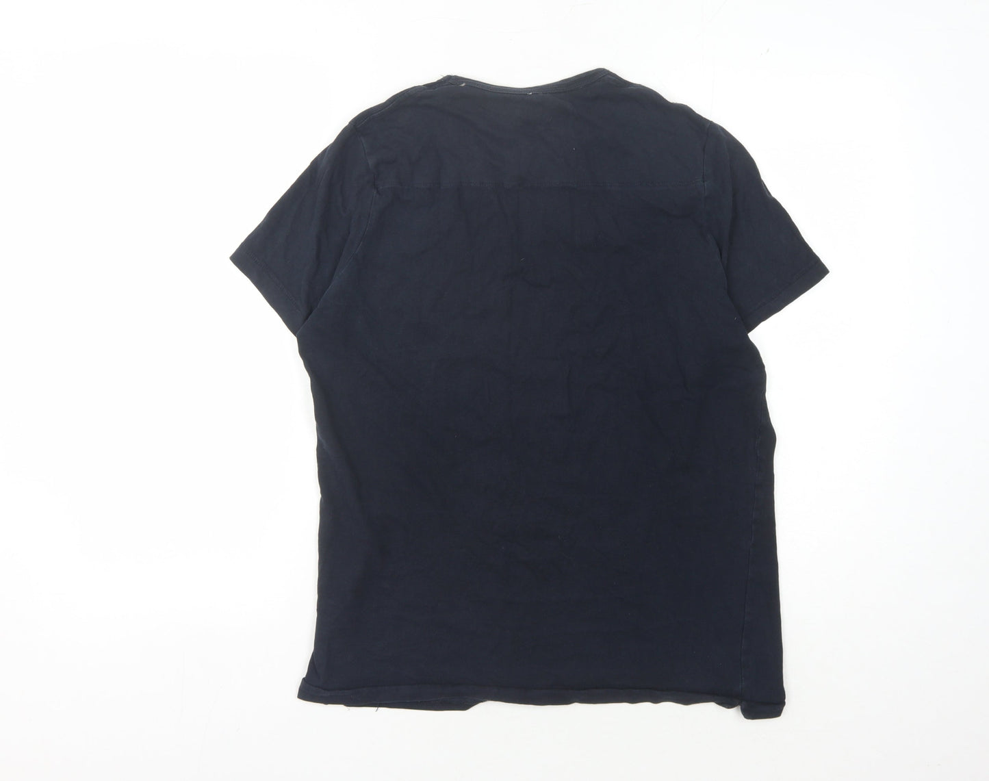 French Connection Men's Black Medium Crew Neck T-Shirt