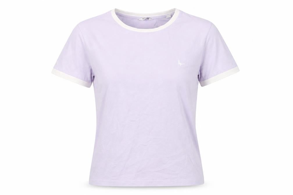 Womens UK Size 8 Jack Wills Purple Cotton T-Shirt