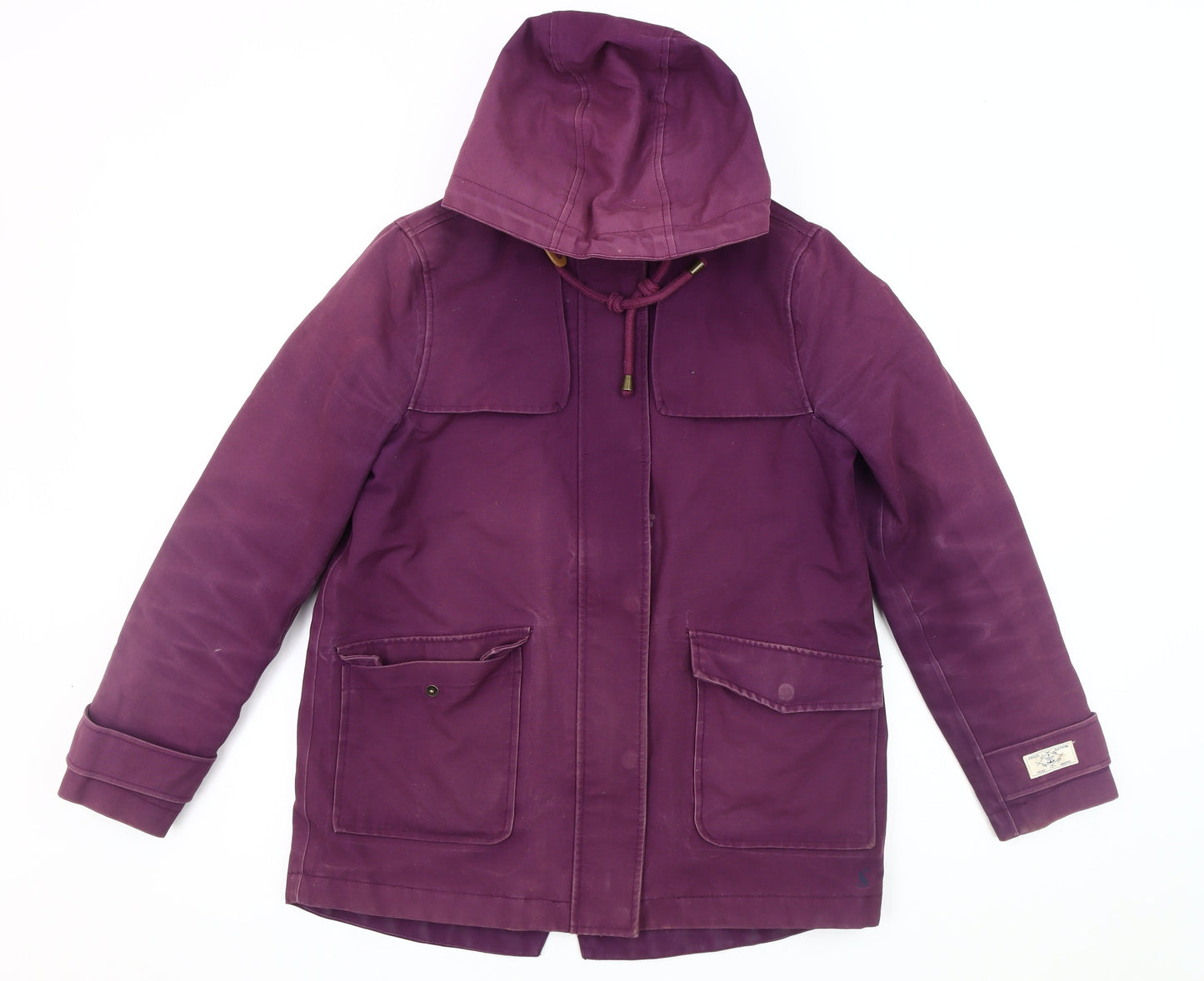 Joules Women's Purple Rain Coat Size 10