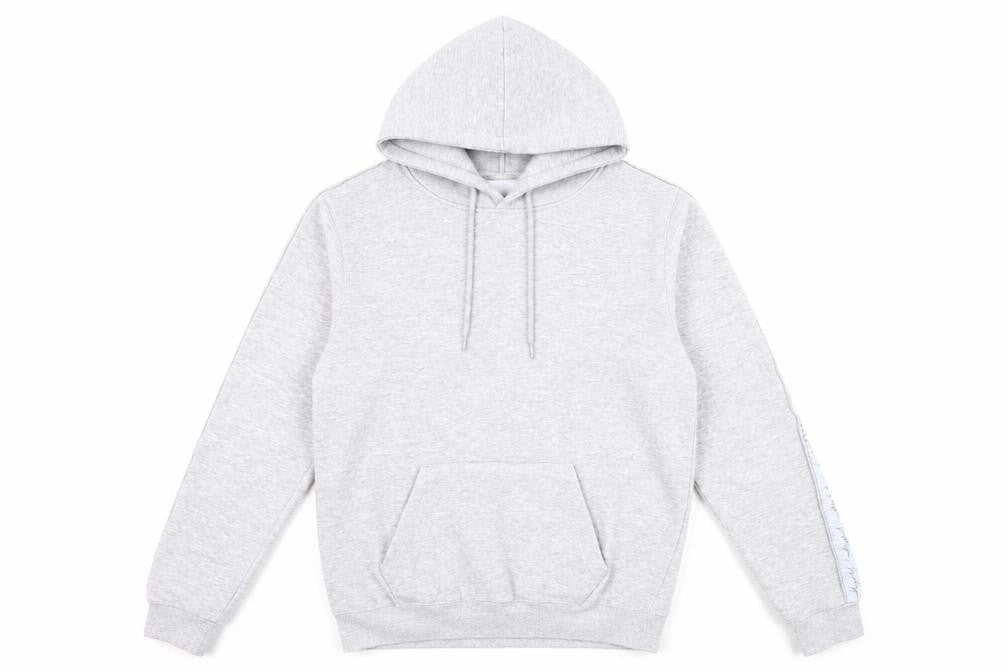 Just Hype Men's Grey Pullover Hoodie L