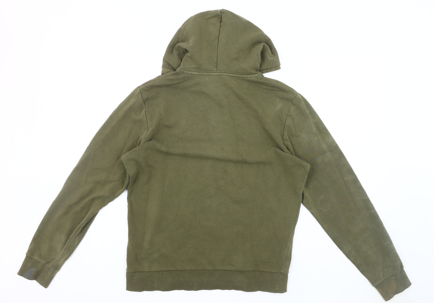 Jack & Jones Men's Green Pullover Hoodie Size S