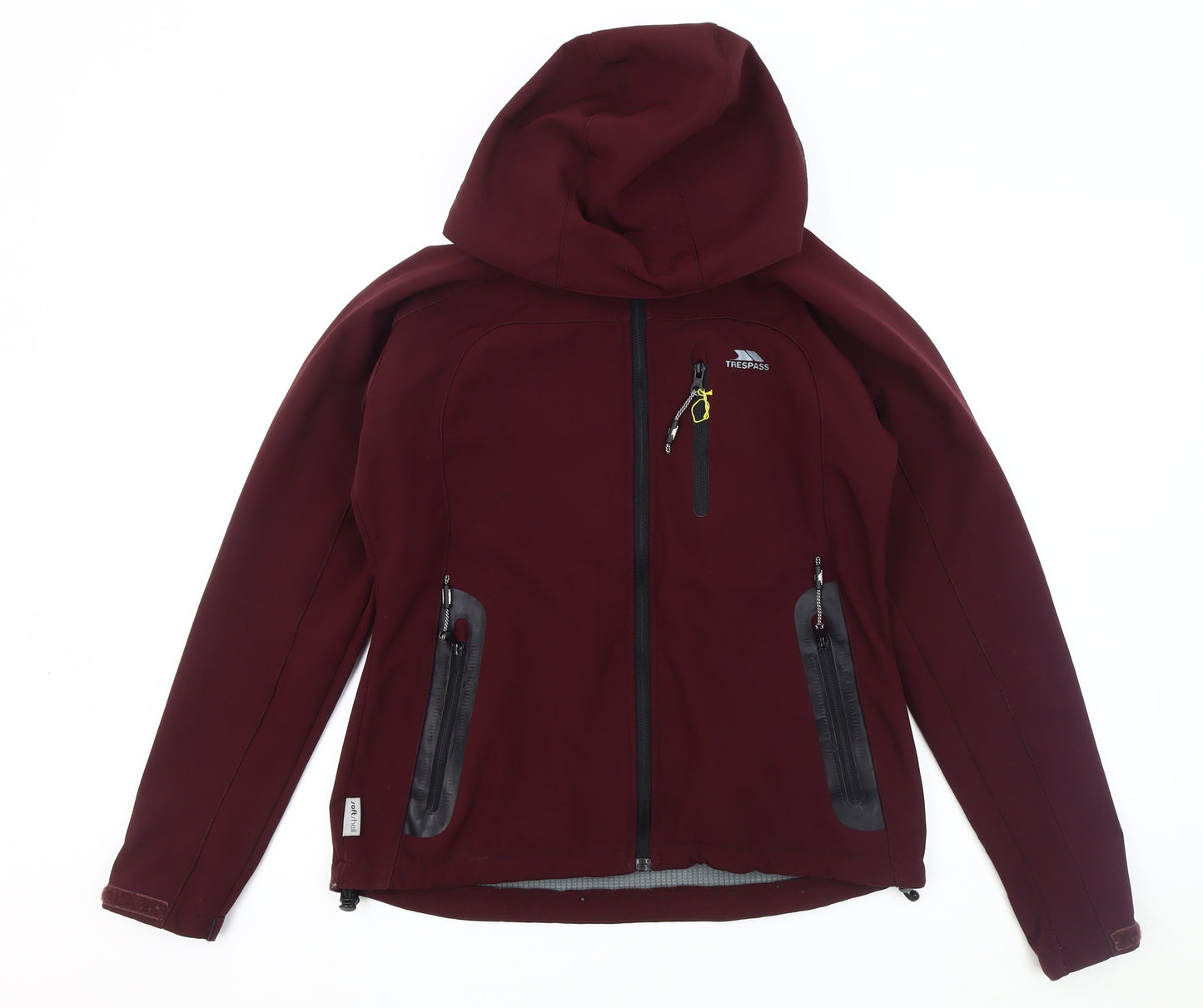 Trespass Men's Red Softshell Jacket M Hooded Waterproof