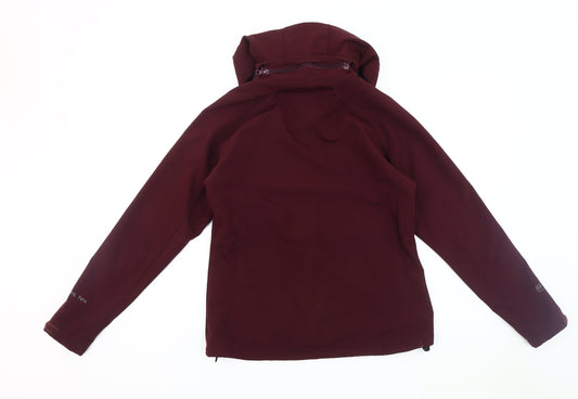 Trespass Men's Red Softshell Jacket M Hooded Waterproof