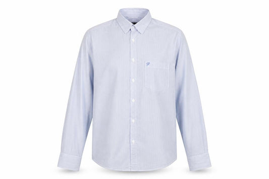 Jack & Jones Men's Blue Striped Button-Up Shirt S