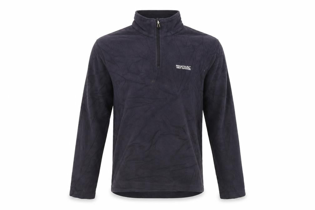 Mens UK S Regular Regatta Black Pullover Sweatshirt