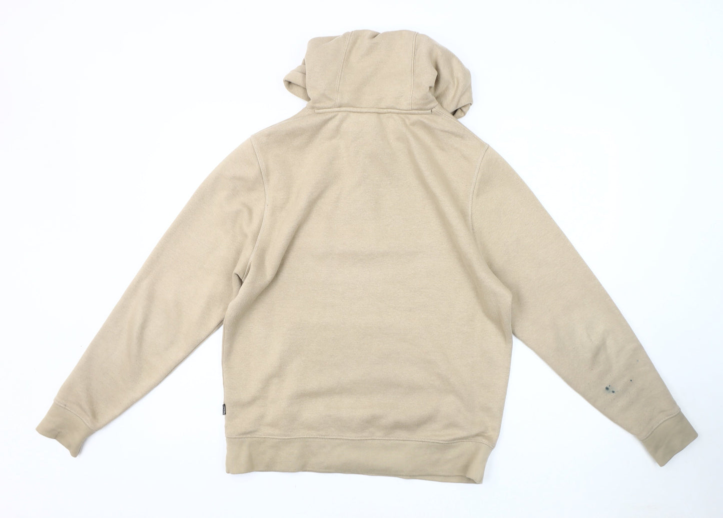 DKNY Men's Beige Pullover Hoodie S - Hooded Fleece Sport