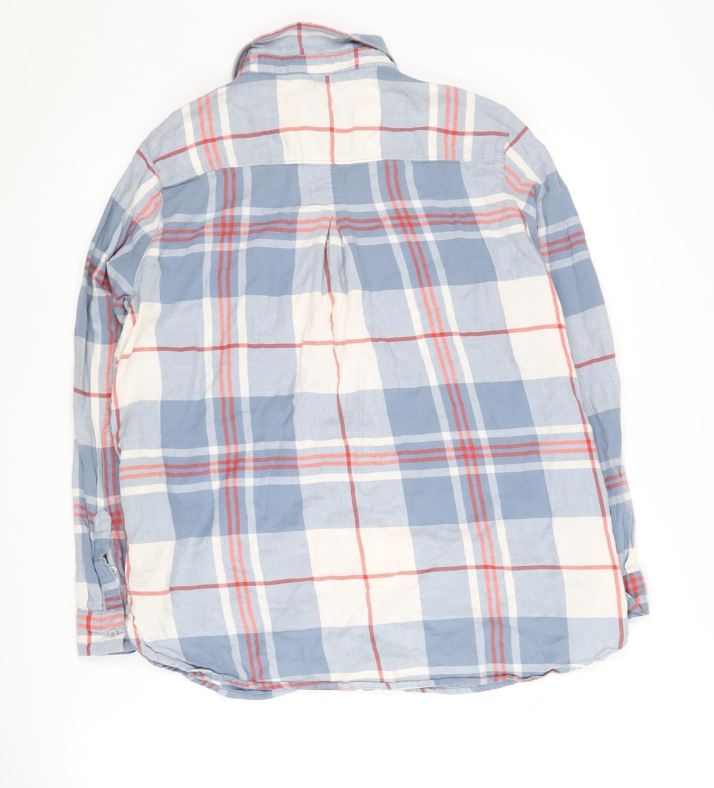 H&M Women's Multicoloured Plaid Button-Up Shirt