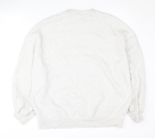H&M Unisex Grey Racing Sweatshirt S Pullover