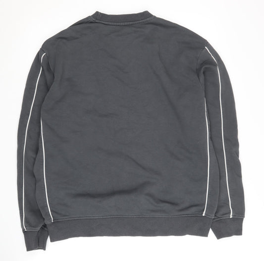 New Look Men's Grey L Pullover Sweatshirt