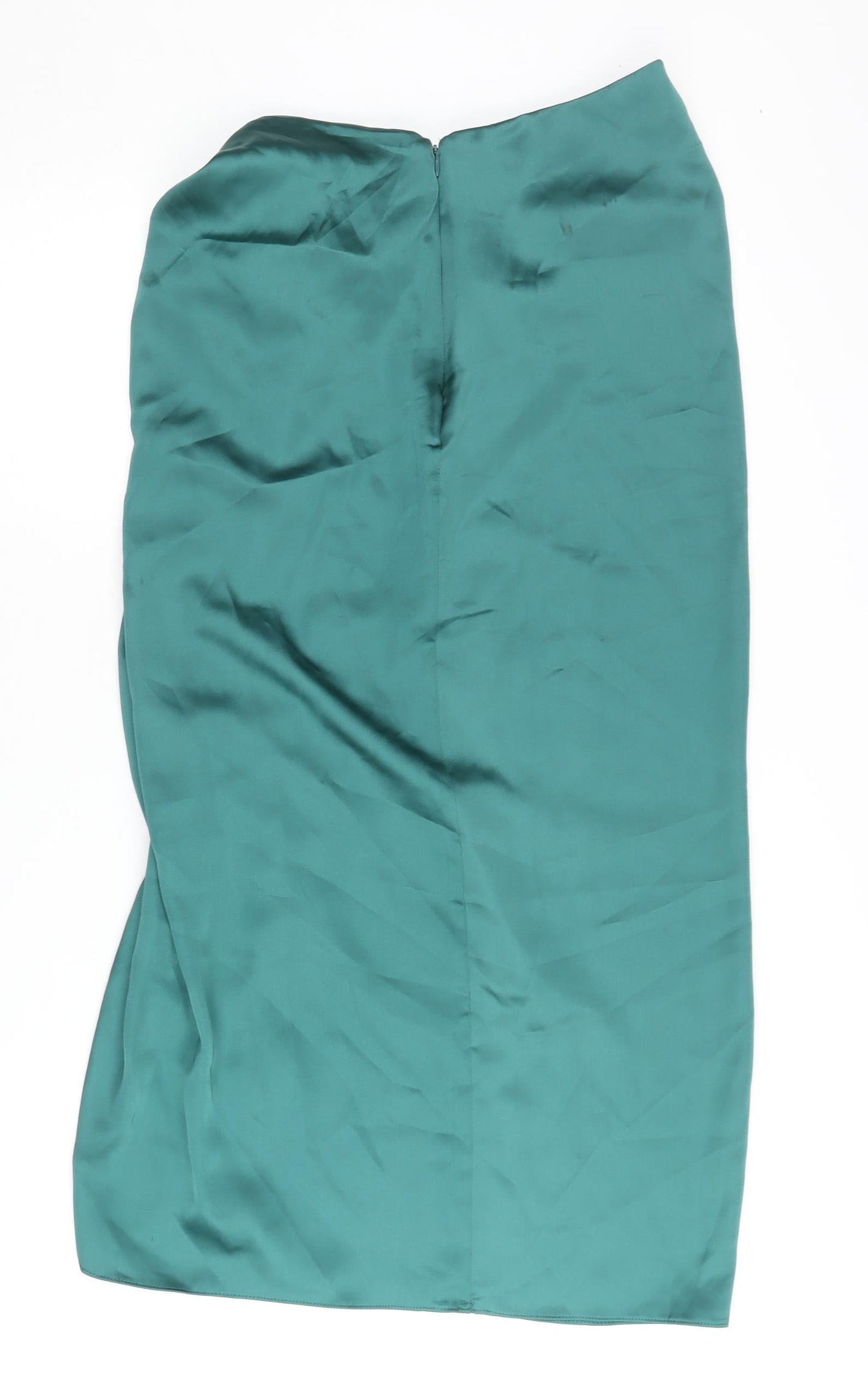 Zara Women's Green Midi Pencil Skirt Size 6
