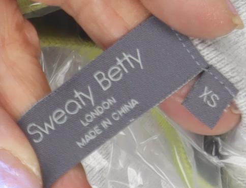 Sweaty Betty Women's Grey Mock Neck Jumper XS