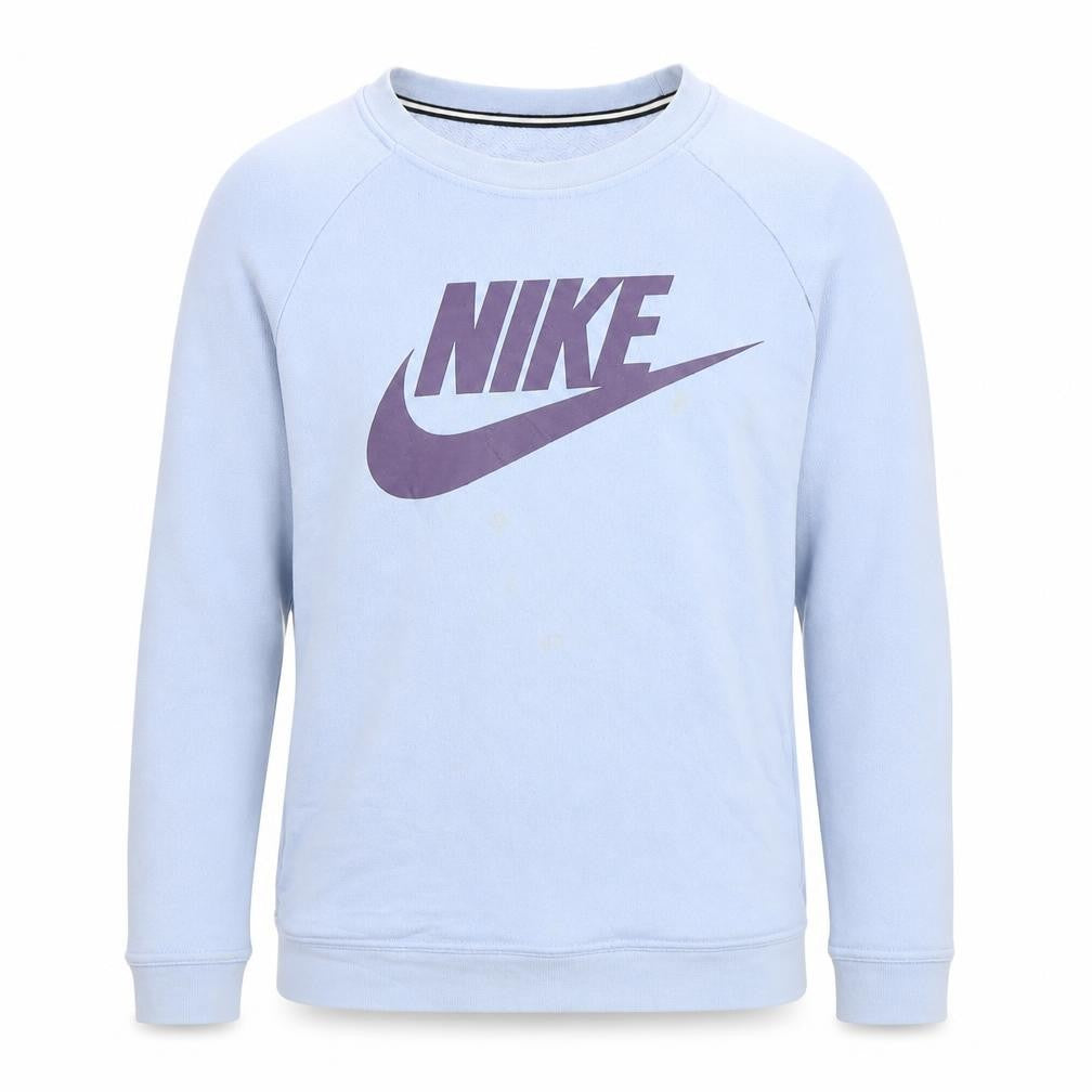 Mens UK M Regular Nike Blue Pullover Sweatshirt