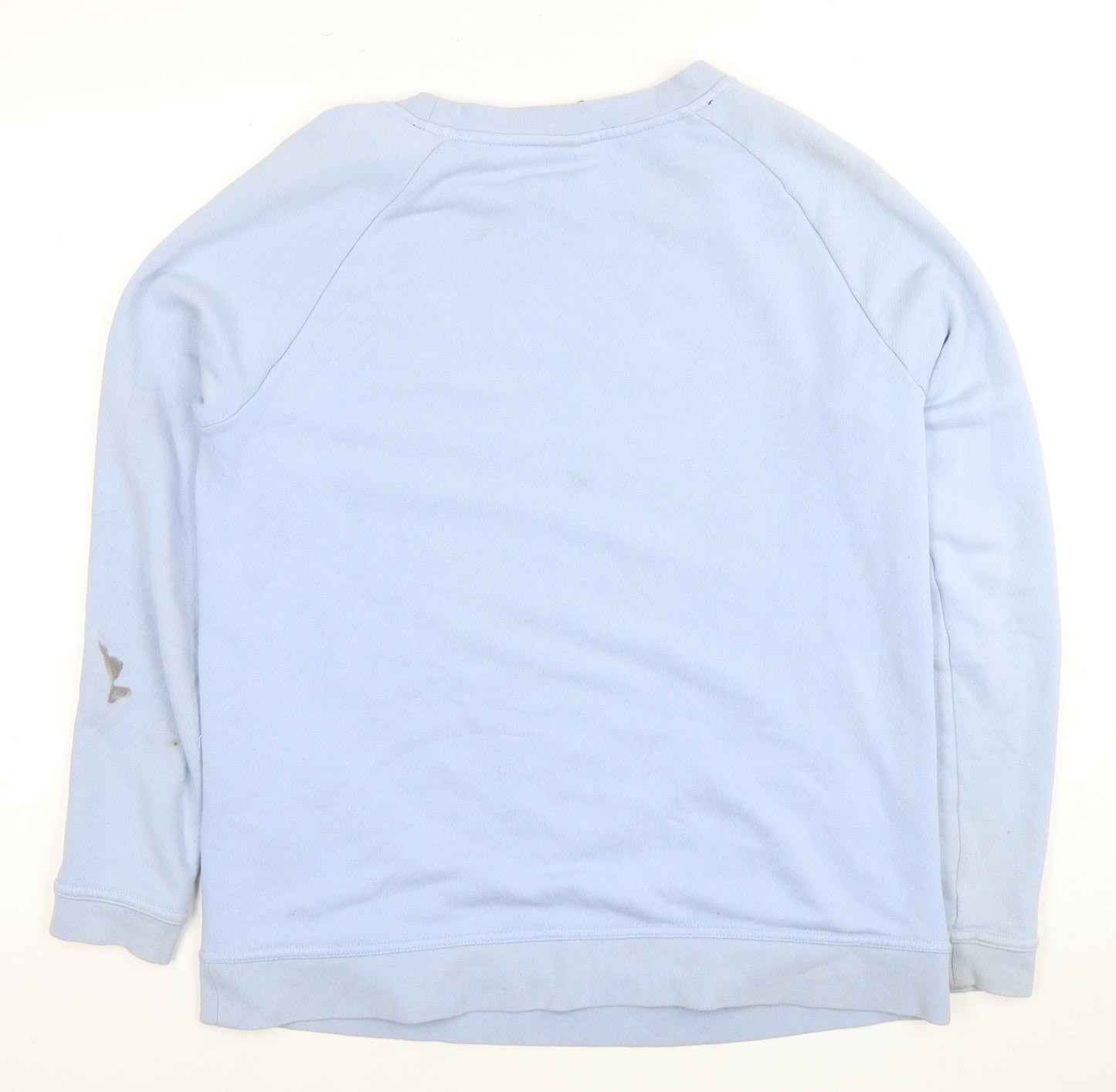 Nike Men's Blue Medium Logo Pullover Sweatshirt