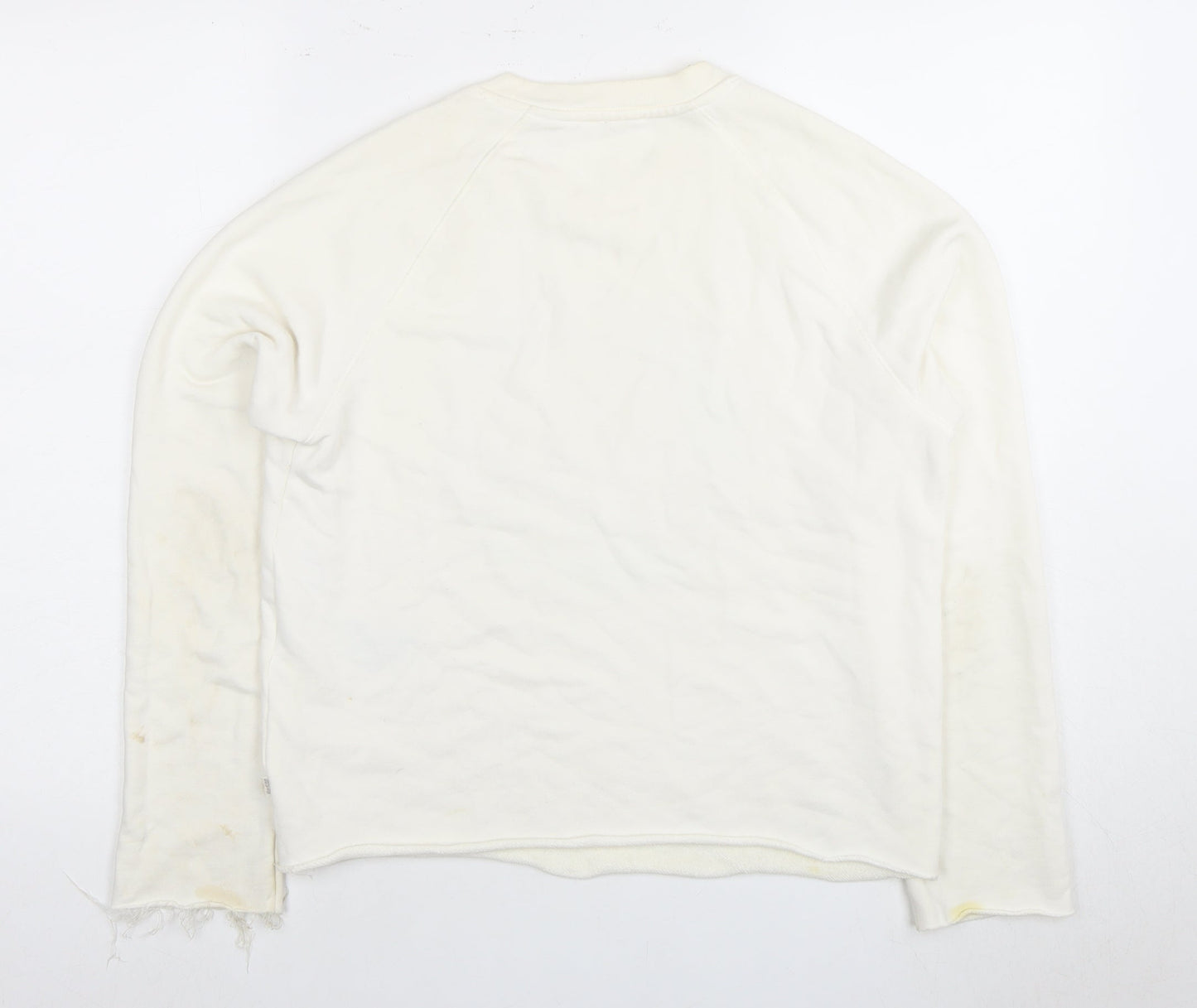 Levi Strauss Women's Ivory Pullover Sweatshirt, Medium