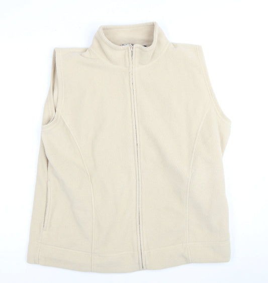 Lyle Beige Fleece Waistcoat, Size L, Unisex, Casual
