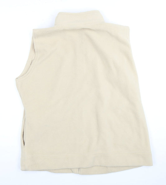 Lyle Beige Fleece Waistcoat, Size L, Unisex, Casual